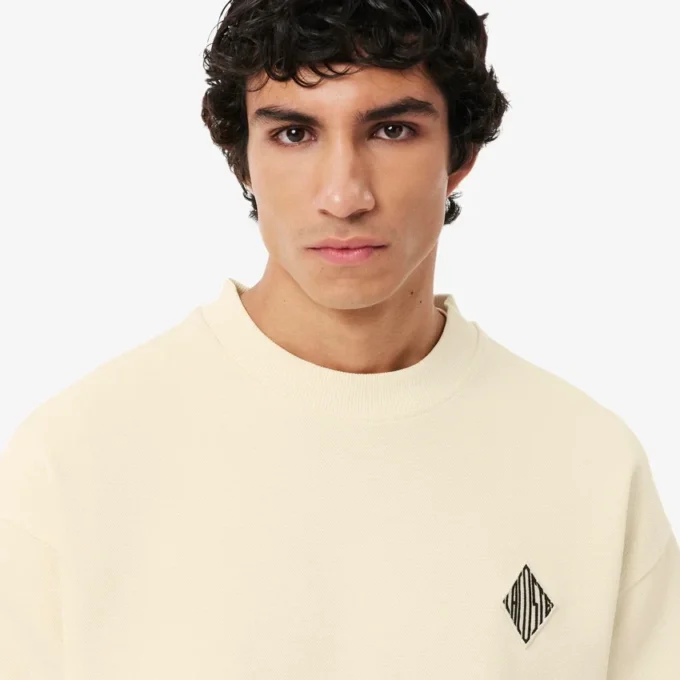 Double Face Piqua Badge-sweatshirt
