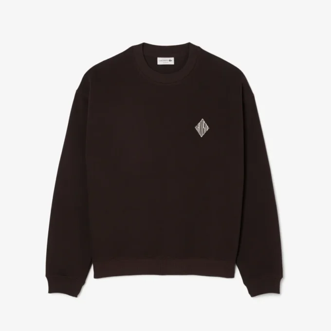 Double Face Piqua Badge-sweatshirt