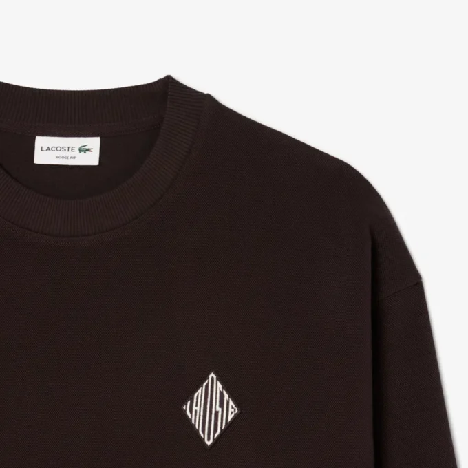 Double Face Piqua Badge-sweatshirt