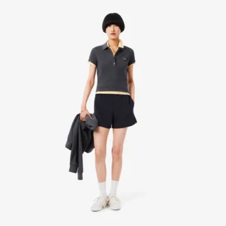 Double Face Piqua-shorts for kvinner
