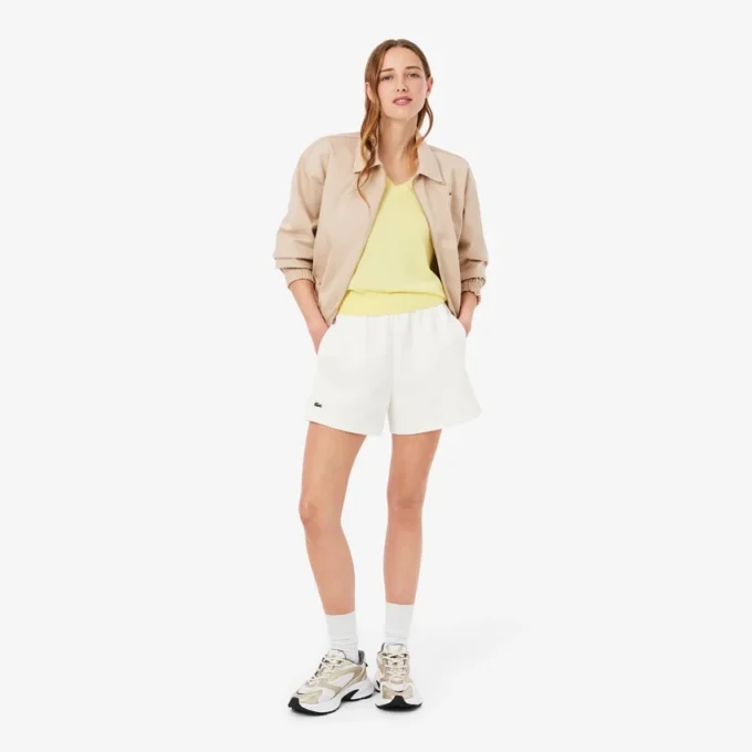 Double Face Piqua-shorts for kvinner