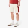 Fargeblokkerte shorts i bomullsfleece for menn