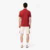 Fargeblokkerte shorts i bomullsfleece for menn