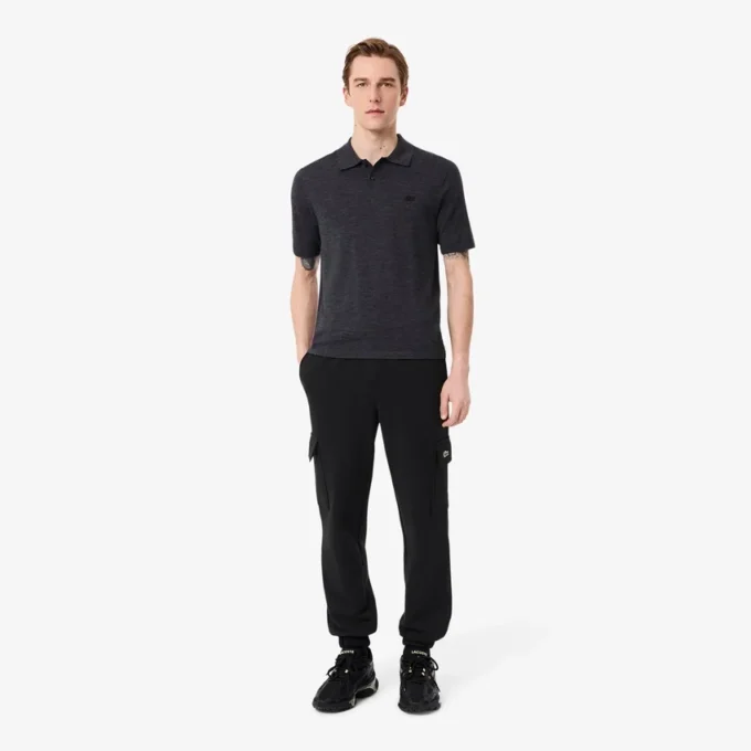 Fleece-cargobukser for menn
