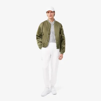Fleece-cargobukser for menn