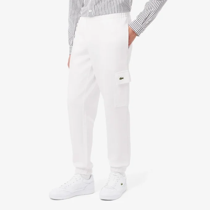 Fleece-cargobukser for menn