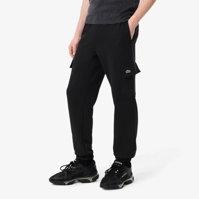Fleece-cargobukser for menn