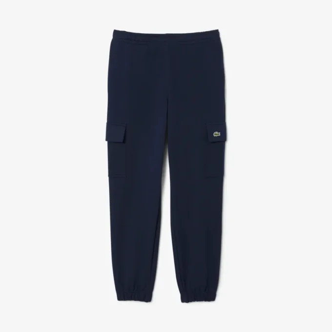 Fleece-cargobukser for menn
