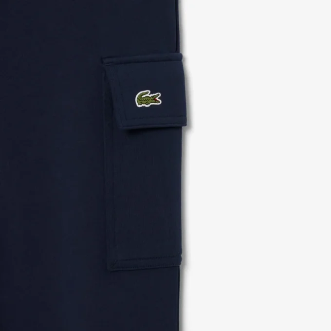 Fleece-cargobukser for menn