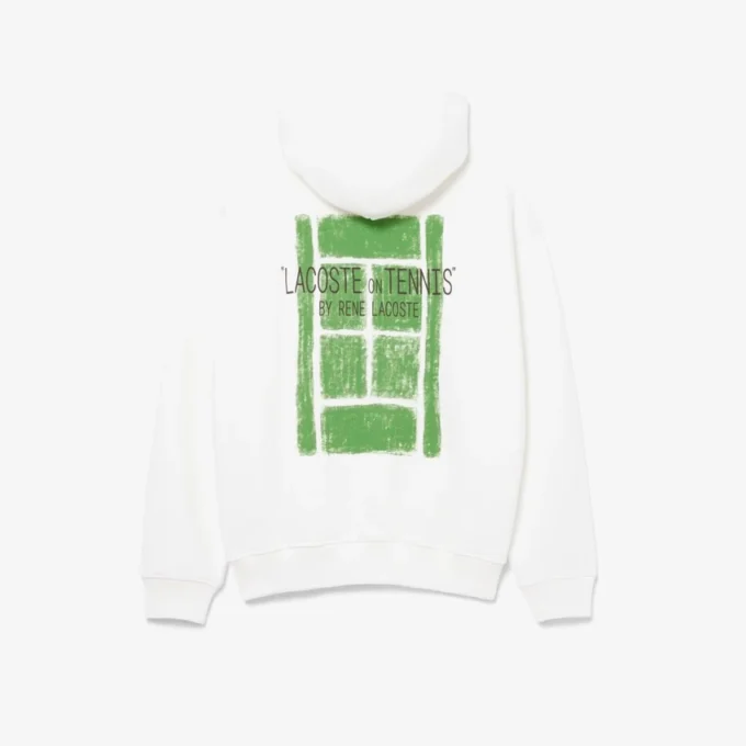 Fleece-hettegenser med flere trykk