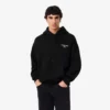 Fleece-hettegenser med flere trykk for menn