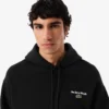 Fleece-hettegenser med flere trykk for menn