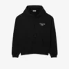 Fleece-hettegenser med flere trykk for menn