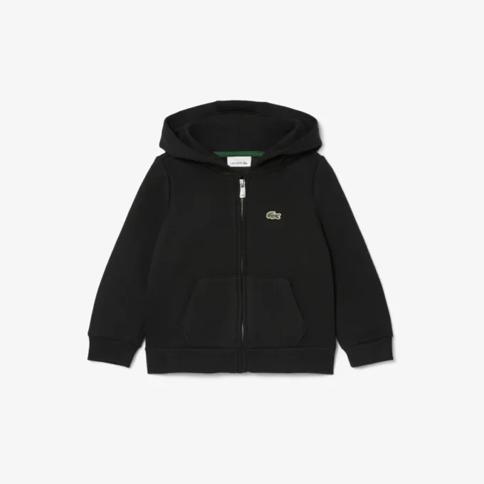 Fleece-hettegenser med glidelås for barn