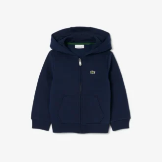 Fleece-hettegenser med glidelås for barn