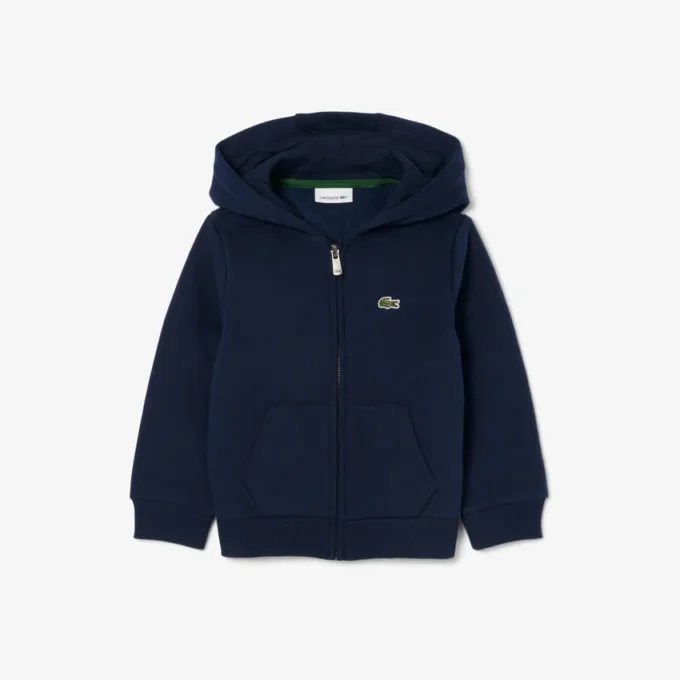 Fleece-hettegenser med glidelås for barn