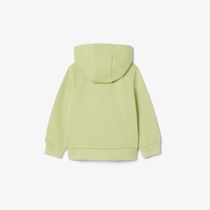 Fleece-hettegenser med glidelås for barn