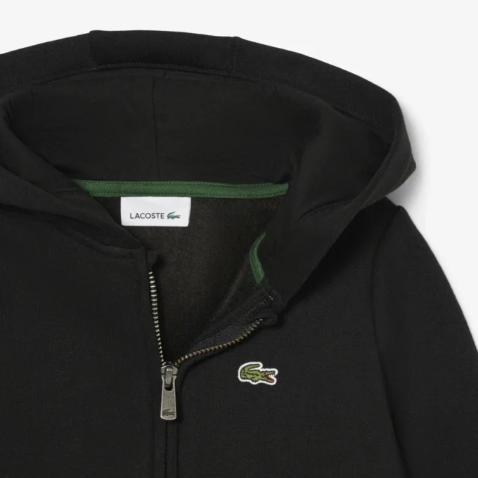 Fleece-hettegenser med glidelås for barn