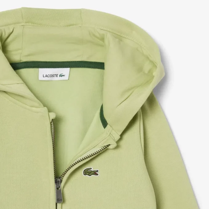 Fleece-hettegenser med glidelås for barn