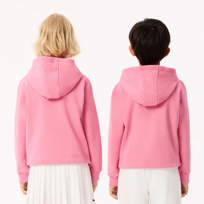 Fleece-hettegenser med glidelås for barn