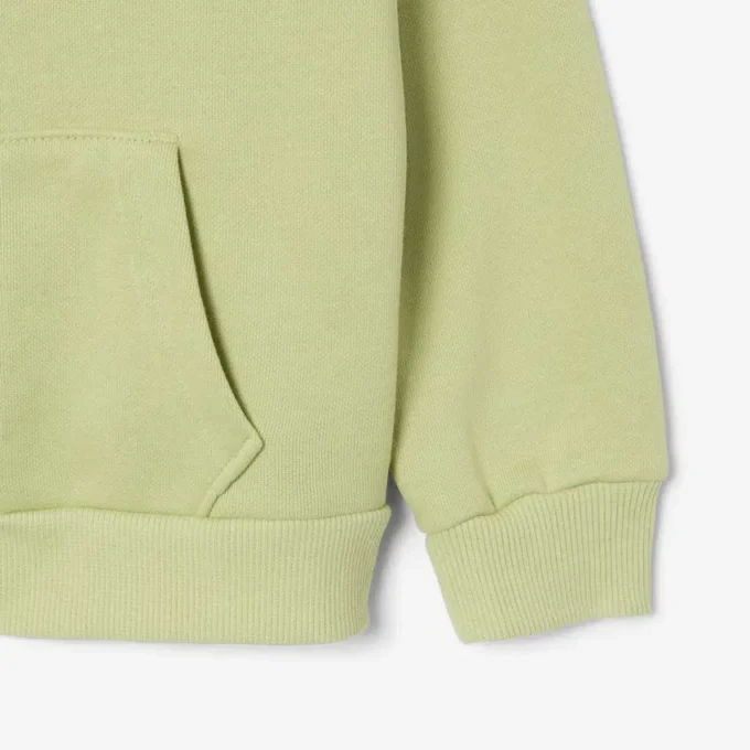 Fleece-hettegenser med glidelås for barn