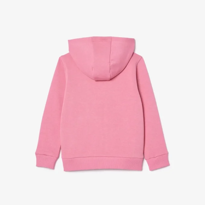 Fleece-hettegenser med glidelås for barn