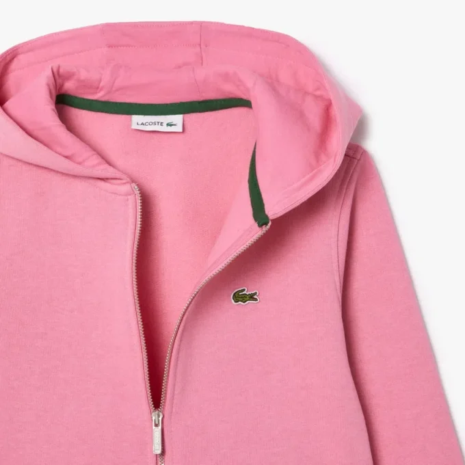 Fleece-hettegenser med glidelås for barn