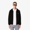 Fleece-hettegenser med glidelås for menn