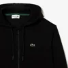 Fleece-hettegenser med glidelås for menn
