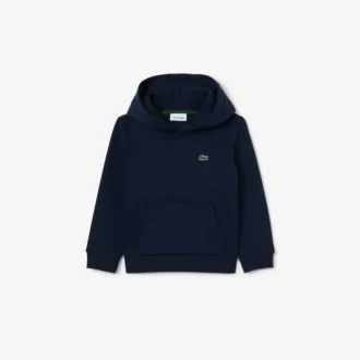 Fleece-hettegenser med kengurulomme for barn