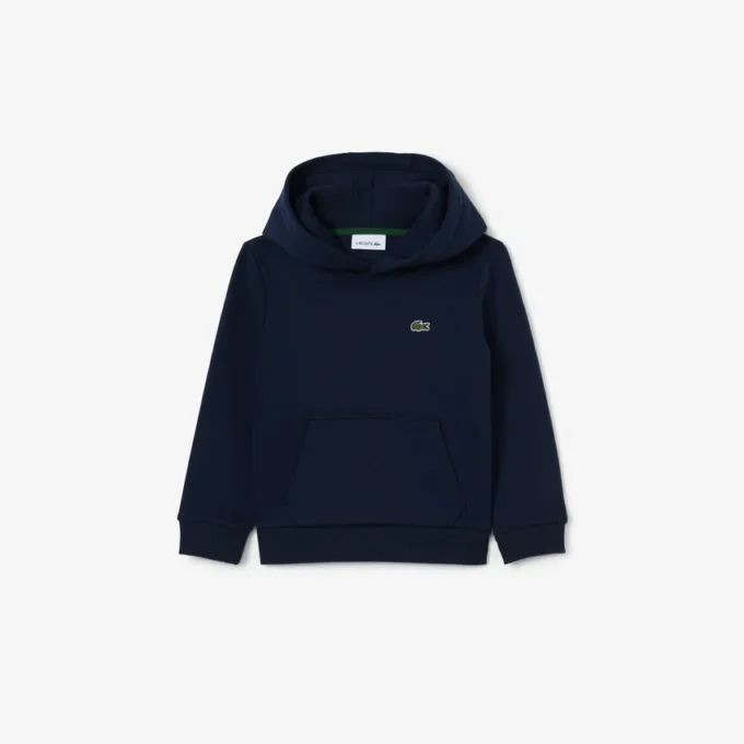 Fleece-hettegenser med kengurulomme for barn