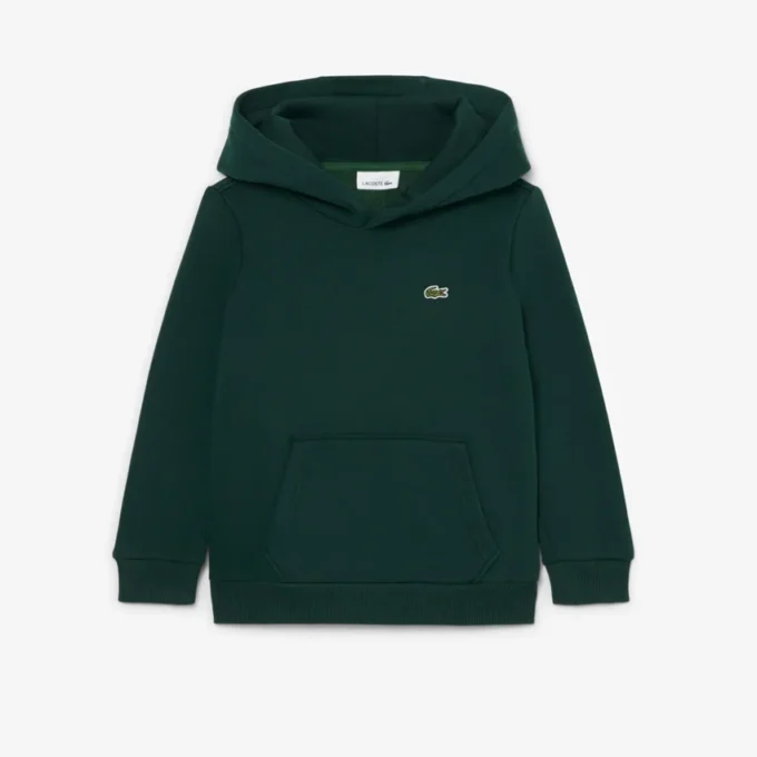 Fleece-hettegenser med kengurulomme for barn