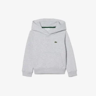 Fleece-hettegenser med kengurulomme for barn