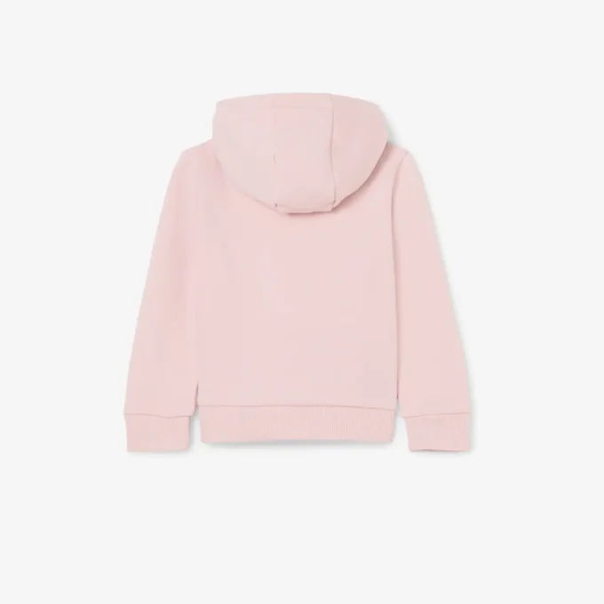 Fleece-hettegenser med kengurulomme for barn