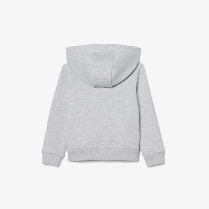 Fleece-hettegenser med kengurulomme for barn