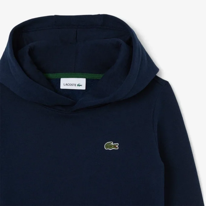 Fleece-hettegenser med kengurulomme for barn
