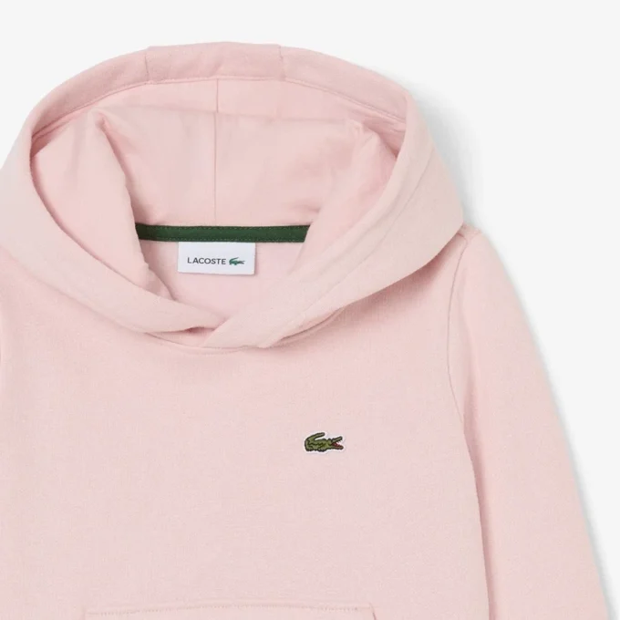 Fleece-hettegenser med kengurulomme for barn