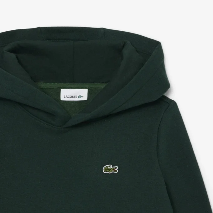 Fleece-hettegenser med kengurulomme for barn