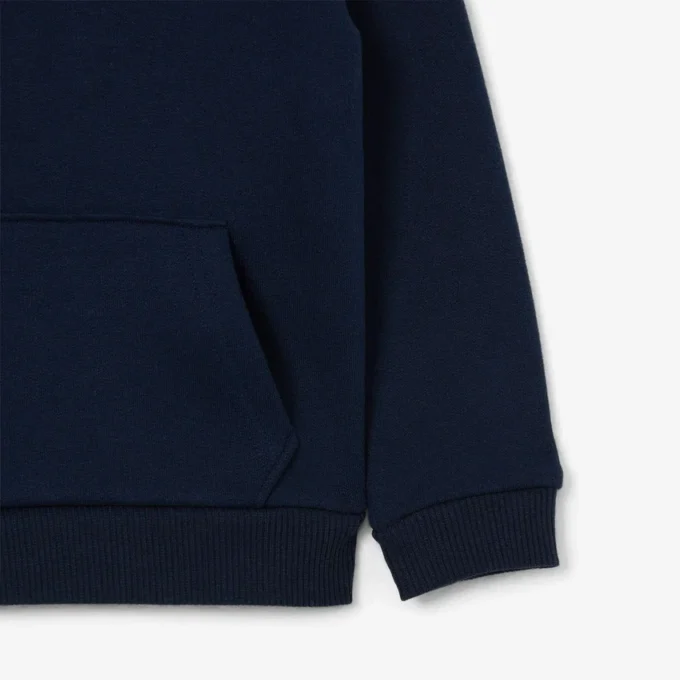 Fleece-hettegenser med kengurulomme for barn