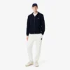 Fleece-joggebukse med logo for menn