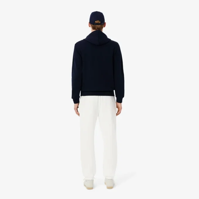 Fleece-joggebukse med logo for menn