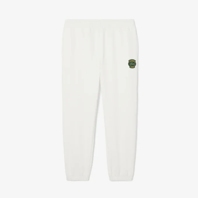 Fleece-joggebukse med logo for menn