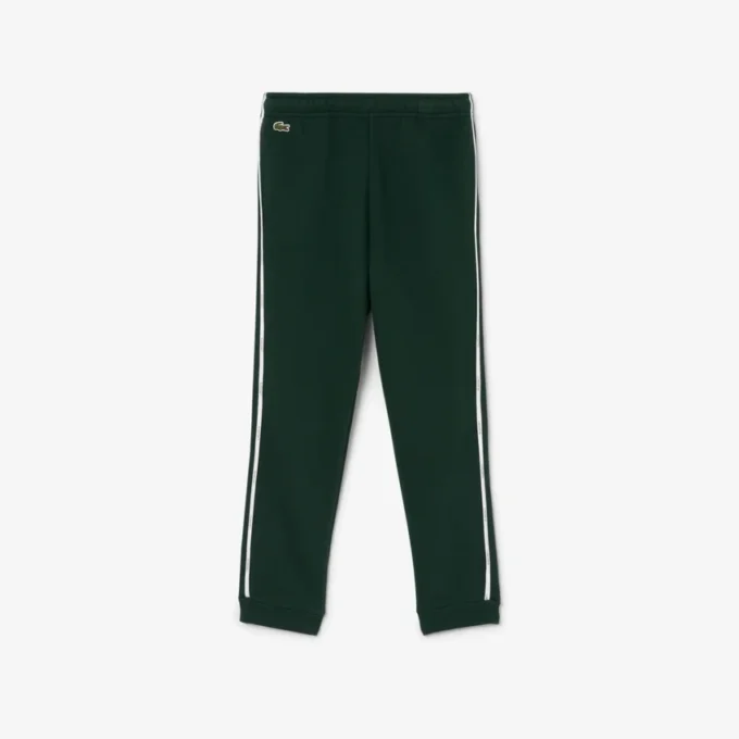 Fleece-joggebukse med striper for gutter