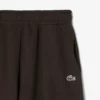 Fleece-joggebukse med vid benvidde for kvinner
