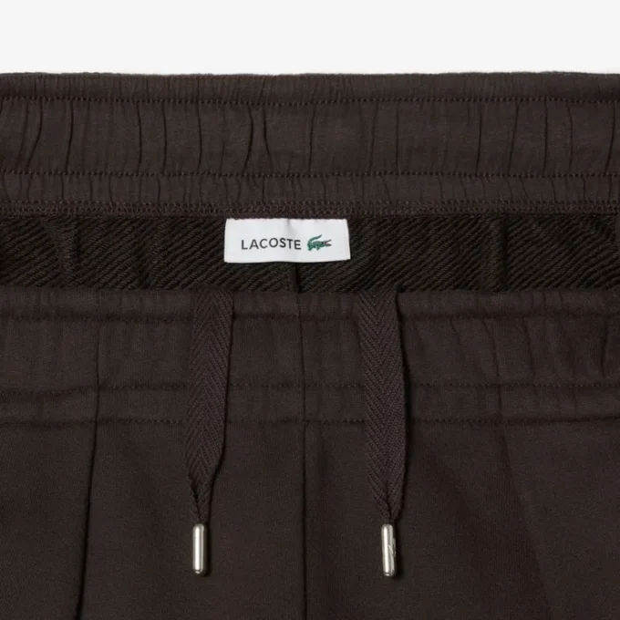 Fleece-joggebukse med vid benvidde for kvinner