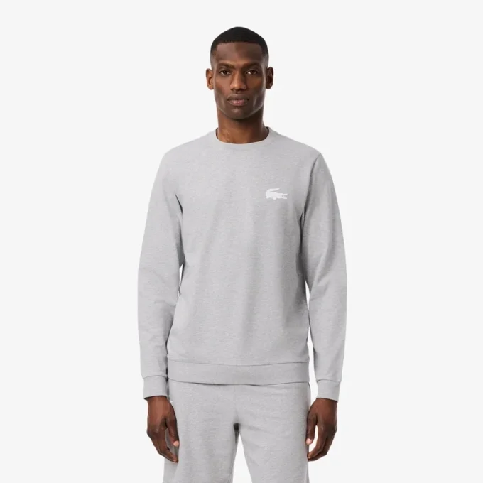 Fleece-loungehoodie for menn