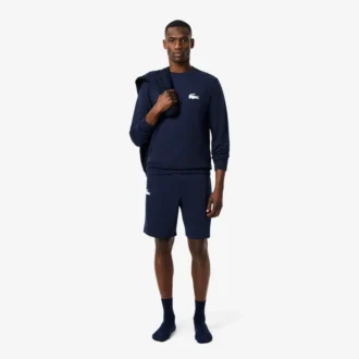Fleece-loungehoodie for menn