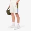 Fleece-shorts for menn med fargeblokker