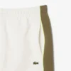 Fleece-shorts for menn med fargeblokker