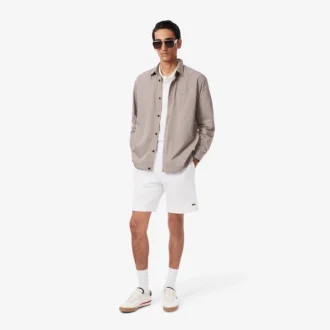 Fleece-shorts for menn med normal passform